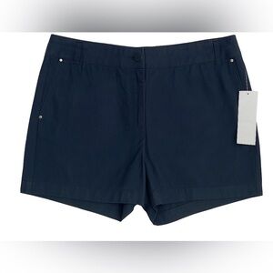 Jones New York Sport New With Tags Women's Size 16 Navy Button-Front Shorts